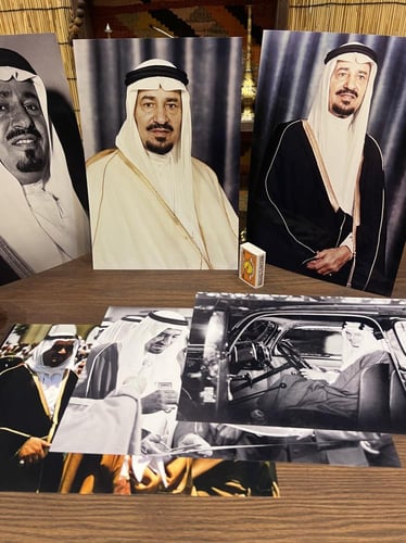 من النوادر؛ عدد ٦ صور أصل من نيقاتيف أصل للملك خال...