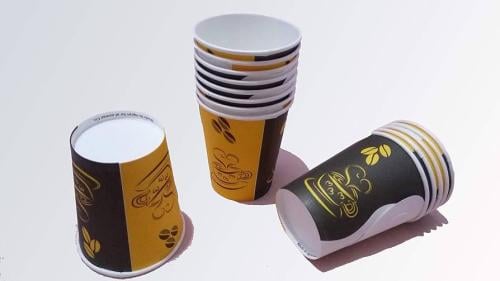 طباعة أكواب ورقية للشاي 50 كوب