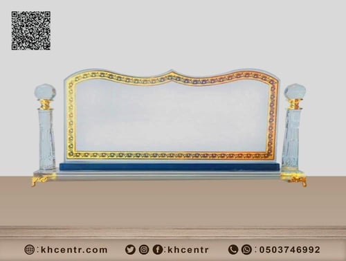 استاند اسم مكتبي - زجاج فخم