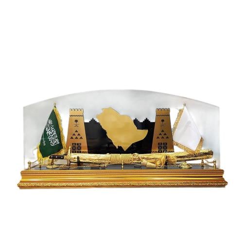 طقم هدية سيف بدرع الجزيرة