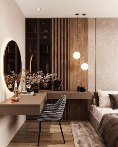 تسريحه لغرفة النوم بتصميم بسيط ( السعر للمترين )