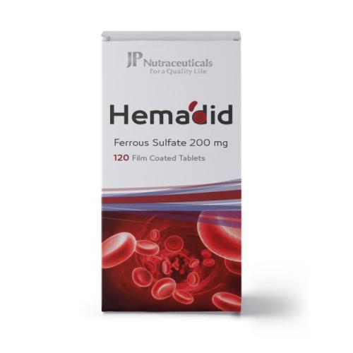 JP Hemadid Tablet 120 (جي بي هيماديد 200 مجم، أقرا...
