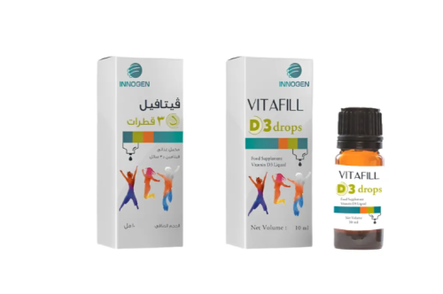 Innogen vitafill D3 drops 10ml (فيتافيل د3 نقط، عا...