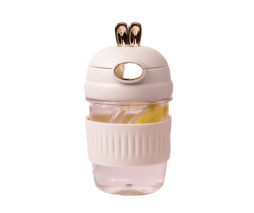 كوب زجاج مع قبضة عازلة للحرارة - 440 مل