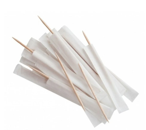 اعواد اسنان خشبية مغلفة - 1000 حبة