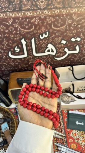 سبحه شكه عنابي