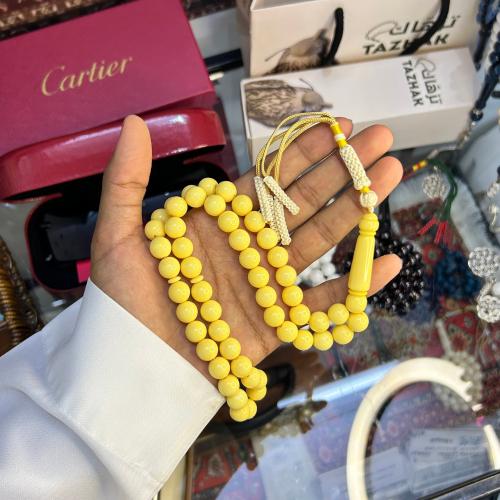 سبحه شكه اصفر -بيج