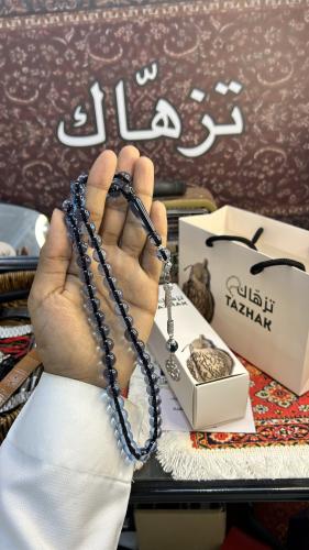 سبحه بكلايت طربزونه-ازرق شفاف