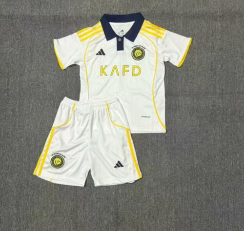طقم النصر الأبيض ( شبابي-أطفال) 2026/25
