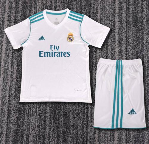 طقم ريال مدريد الأبيض شبابي - أطفال 2017