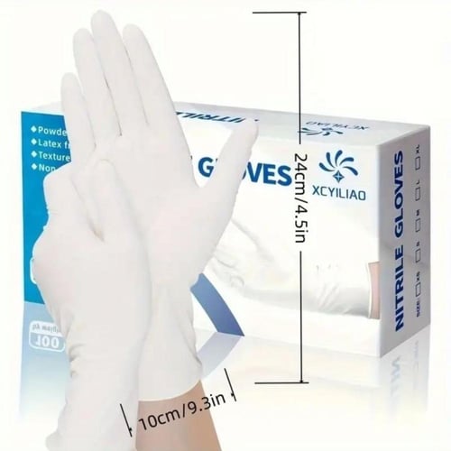 قفازات تنظيف مقاومة للزيت مُطوّرة 50 قطعة