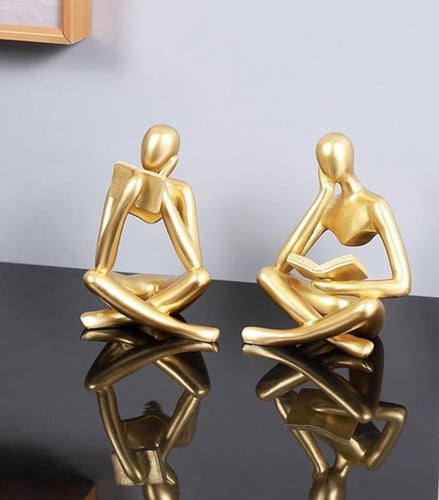 تمثال تجريدي مميز بشكله الأنيق لمحبي القراءة و أصح...