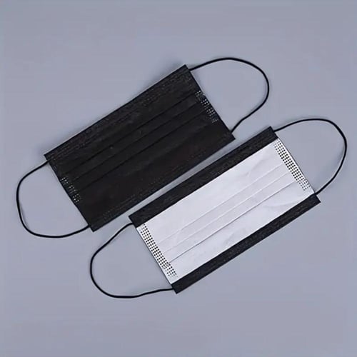 50 قطعة قناع وجه أسود للاستعمال مرة واحدة