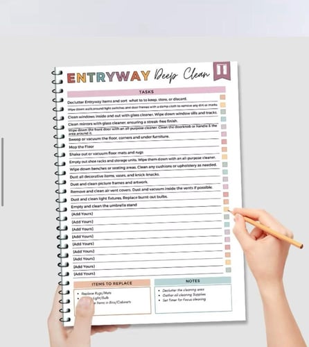 مهامك المنزلية و تنظيف المنزل بطريقة أكثر ترتيبا و...