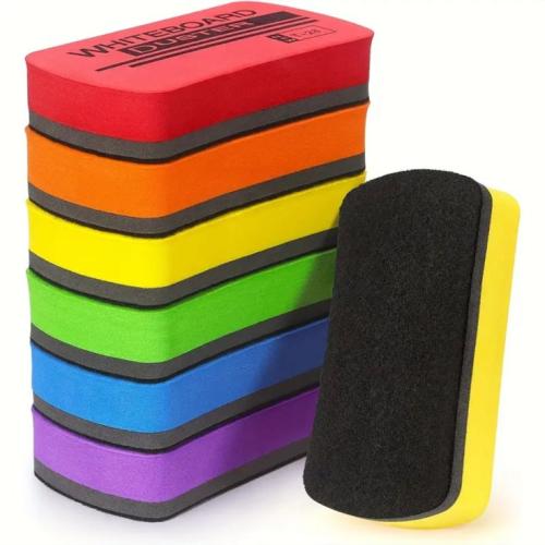 6 قطع من ممحاة لأقلام السبورة عالية الجودة