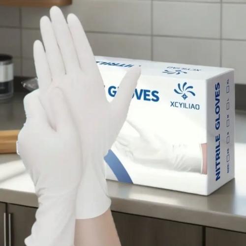 قفازات تنظيف مقاومة للزيت مُطوّرة 50 قطعة