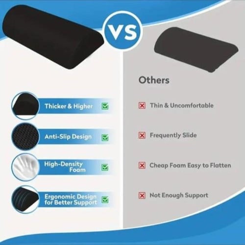 مسند قدم تحت المكتب في العمل- خامة عالية الجودة