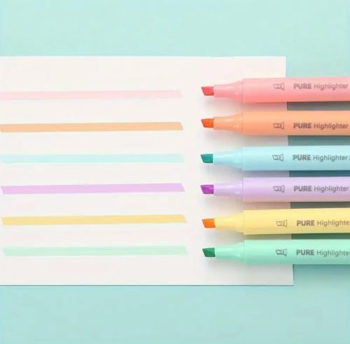 أقلام هايلايت للتأشير المرجعي- يباع بالحبة