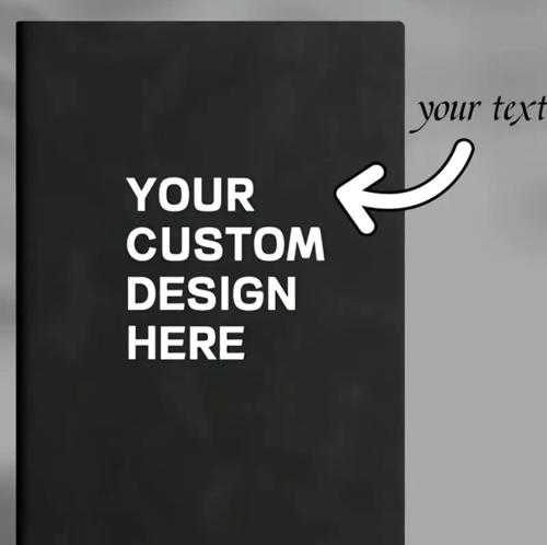 دفتر قابل للتخصيص بصورتك أو صورة من تحب / بخامة من...