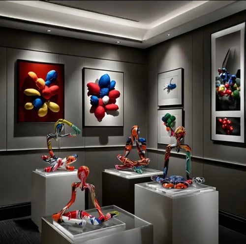 4 تماثيل مميزة تجسد تمارين الاسترخاء لديكور المنزل...