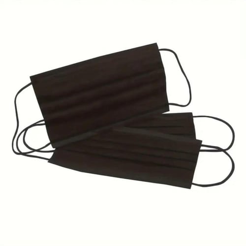 50 قطعة قناع وجه أسود للاستعمال مرة واحدة