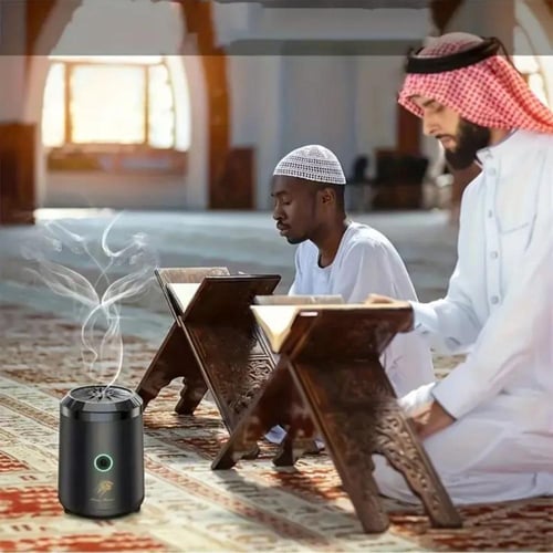 مكانك مبخر و عطر مع مبخرة كهربائية محمولة قابلة لإ...