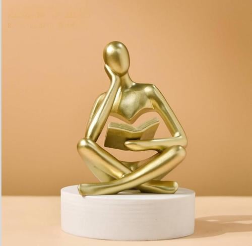 تمثال تجريدي مميز بشكله الأنيق لمحبي القراءة و أصح...