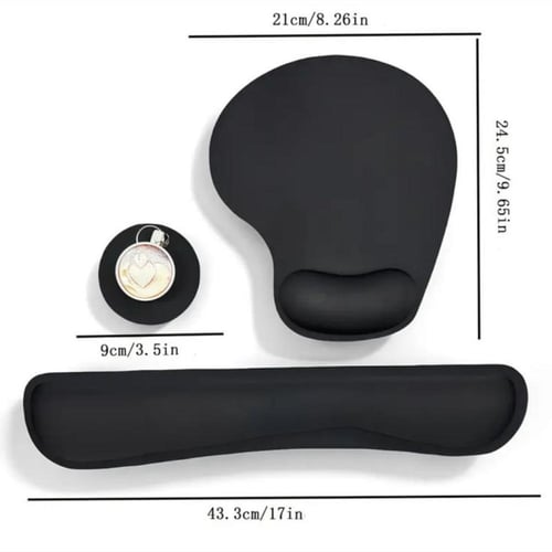 3 قطع/مجموعة مسند معصم لوحة المفاتيح وفأرة الكمبيو...