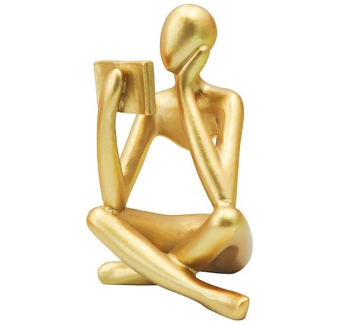 تمثال تجريدي مميز بشكله الأنيق لمحبي القراءة و أصح...