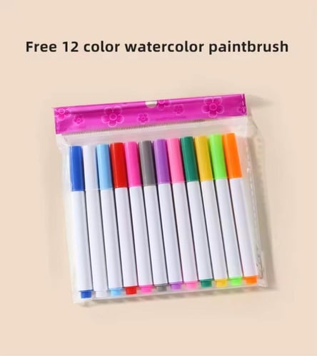 دفتر رسم سحري و مميز مع الوان مائية خاصة - اقتصادي...