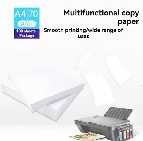 ورق A4 - من 100 ورقة نسخ ابيض
