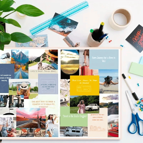 مجموعة صنع لوحة الرؤية – 540 قطعة إلهام وأهداف