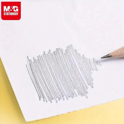 100 قلم رصاص أصفر مع ممحاة