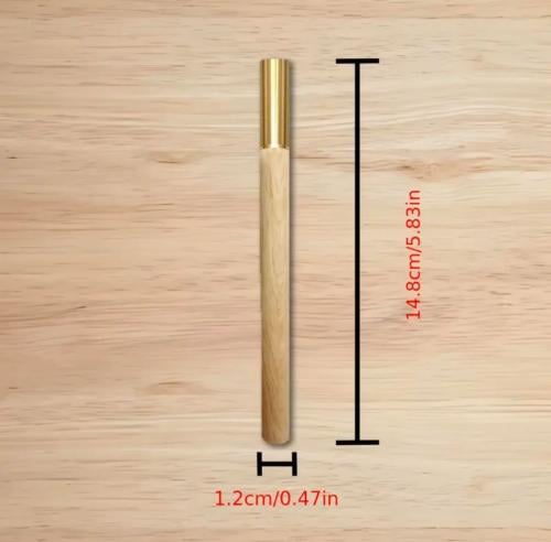قلم كلاسيكي جاف من الخشب - أنيق وبألوان كلاسيكية ع...