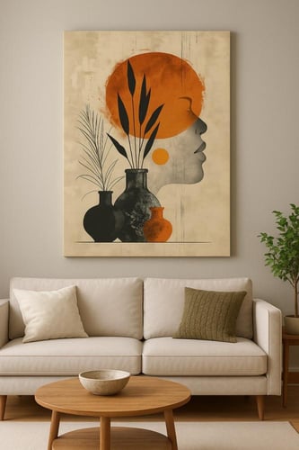 لوحة جدارية " غروب السكينة "