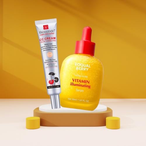 مجموعة الإطلالة المثالية ( سيرم - كريم أساس )