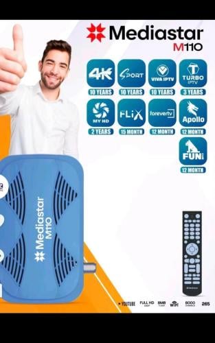 رسيفر ميديا ستار MEDIA STAR M110 اصدار جديد