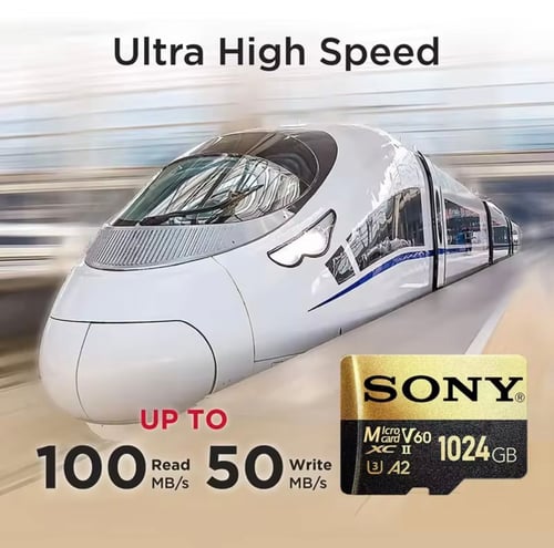 بطاقة تخزين ذاكرة 64 قيقا سوني SONY
