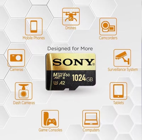 بطاقة تخزين ذاكرة 64 قيقا سوني SONY