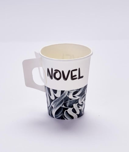 كرتون كاسات ورق شاي نوفل 9 اونص - كرتونة 1000 حبه