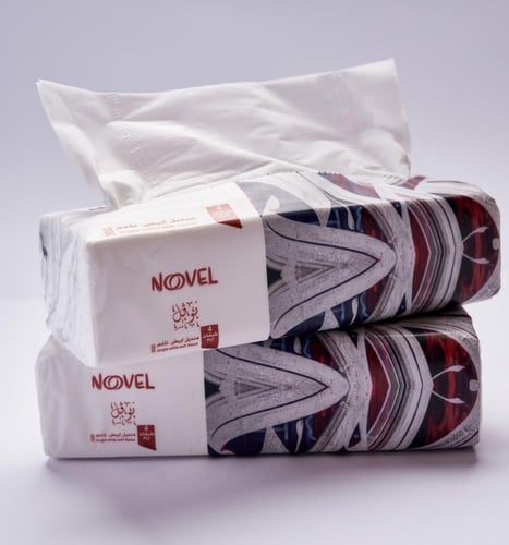 بكج 50 عبوة مناديل ناعمة نوڤل 300 منديل - 4 طبقات