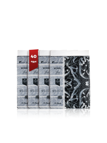 بكج 40 عبوة مناديل ٦٠٠ نوڤل - 4 طبقات