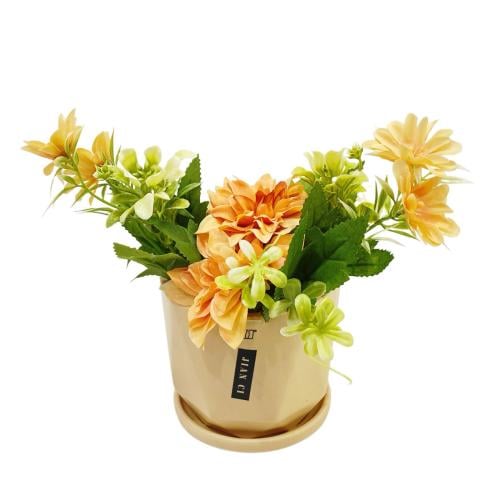 مركن زهور صناعية 18 سم