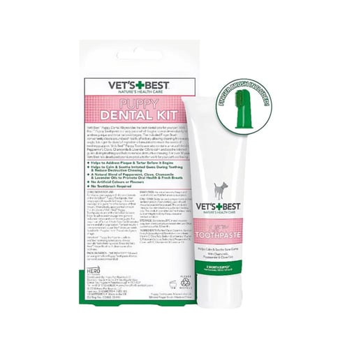 طقم العناية بالأسنان للجراء 100g