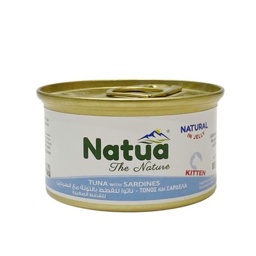 ناتوا كات للقطط طعام رطب بنكهة التونة مع السردين 8...