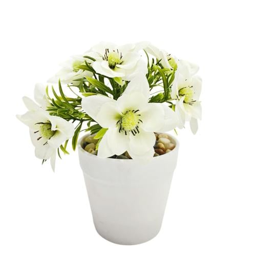 مركن سيراميك مذهب تنسيقة ورود 15سم