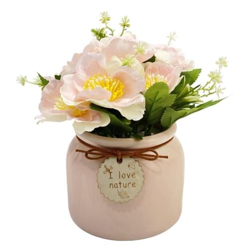 مركن نبات بونساي صناعي 15سم