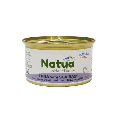 اتوا كات للقطط طعام رطب بنكهة التونا مع السمك القا...