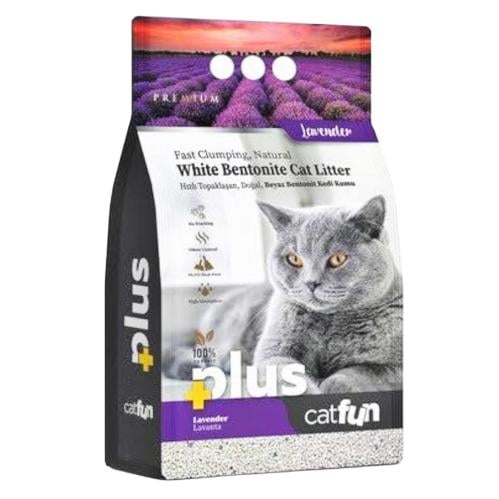 رمل فضلات القطط 10 لتر Catfun لافندر
