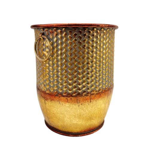 مركن زرع حديد نحاسي 30*30*31سم